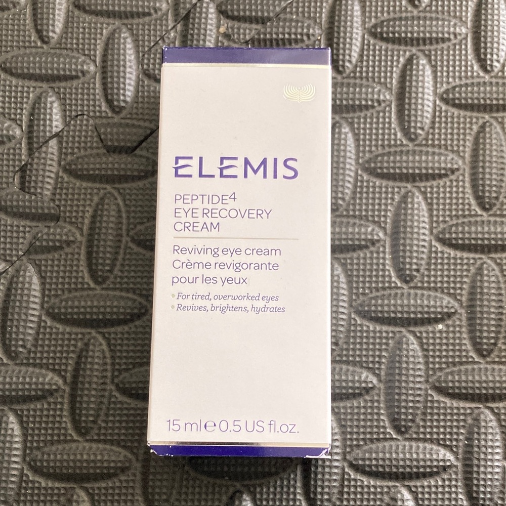 ELEMIS Peptide4 Eye Recovery Cream - Purple and White Box